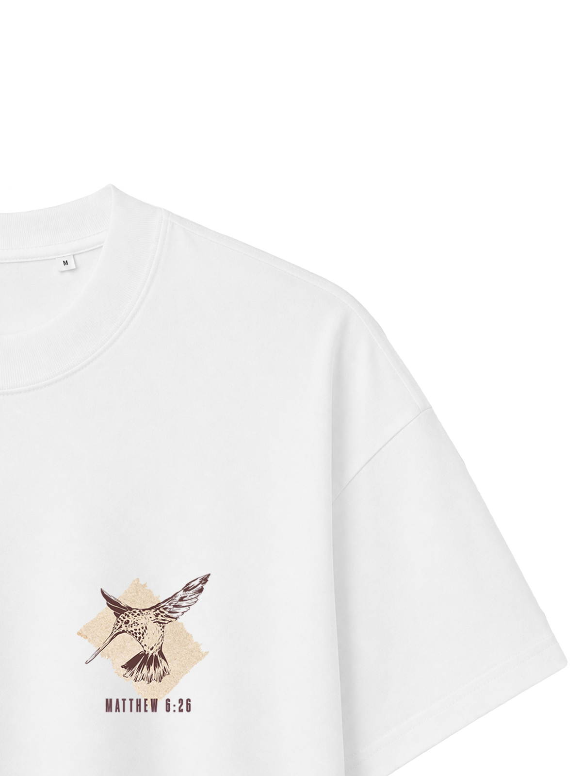 OVERSIZED T SHIRT WORTH MORE - blaster-white-front-close-3.png - 5