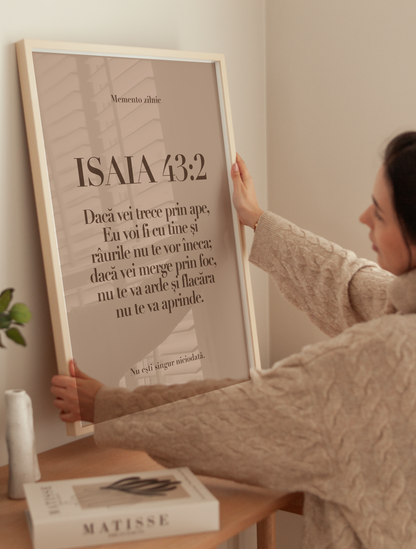 ISAIAH 43:2 POSTER