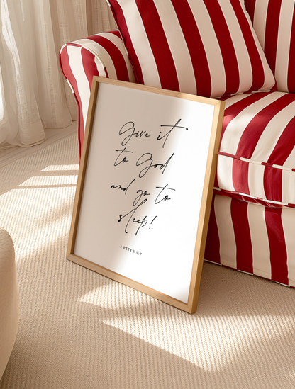 GIVE IT TO GOD POSTER