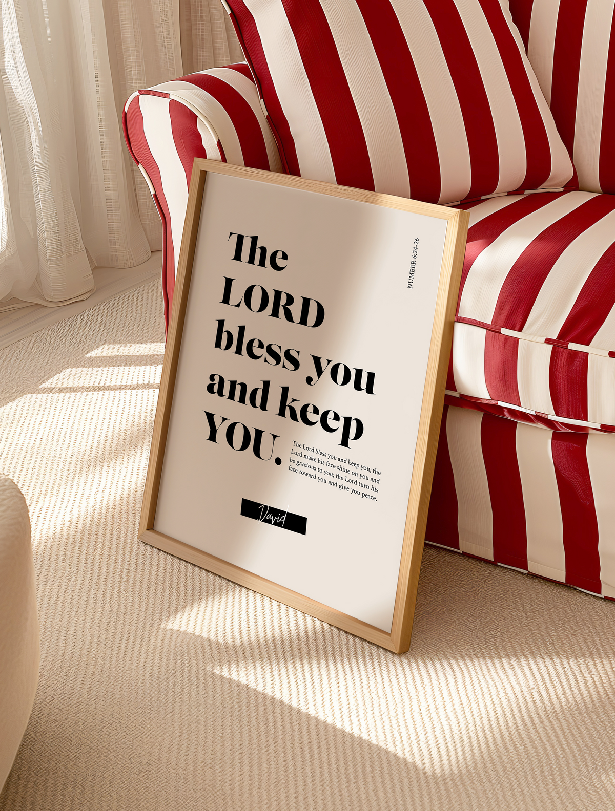 POSTER PERSONALIZAT THE BLESSING