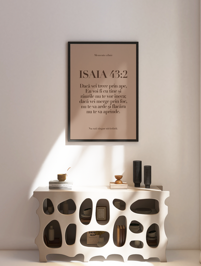 ISAIAH 43:2 POSTER