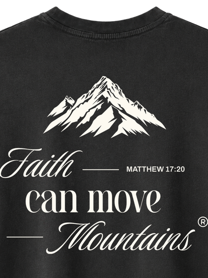 VINTAGE RELAXED FIT T-SHIRT FAITH CAN MOVE MOUNTAINS - black-rock-back-close-2.png - 2