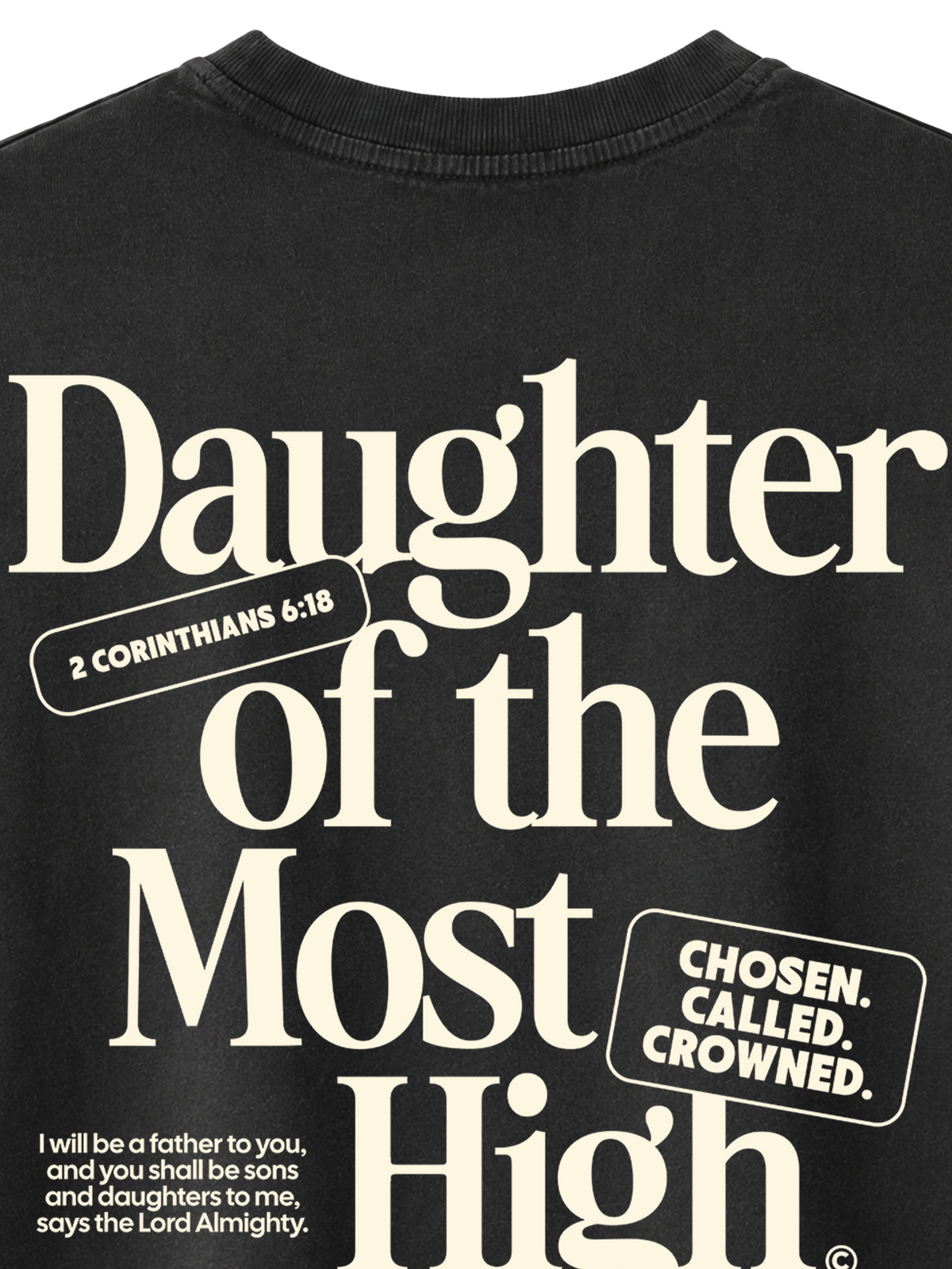 VINTAGE RELAXED FIT T-SHIRT DAUGHTER OF THE MOST HIGH - black-rock-back-close-2.png - 8