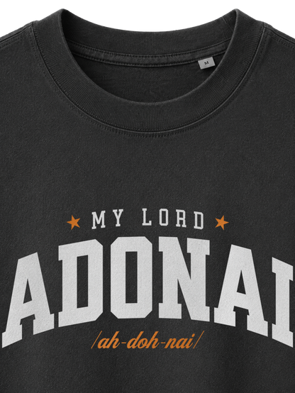 VINTAGE RELAXED FIT T-SHIRT ADONAI - black-rock-front-close-1.png - 2