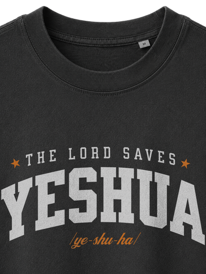 VINTAGE RELAXED FIT T-SHIRT YESHUA - black-rock-front-close-1.png - 6