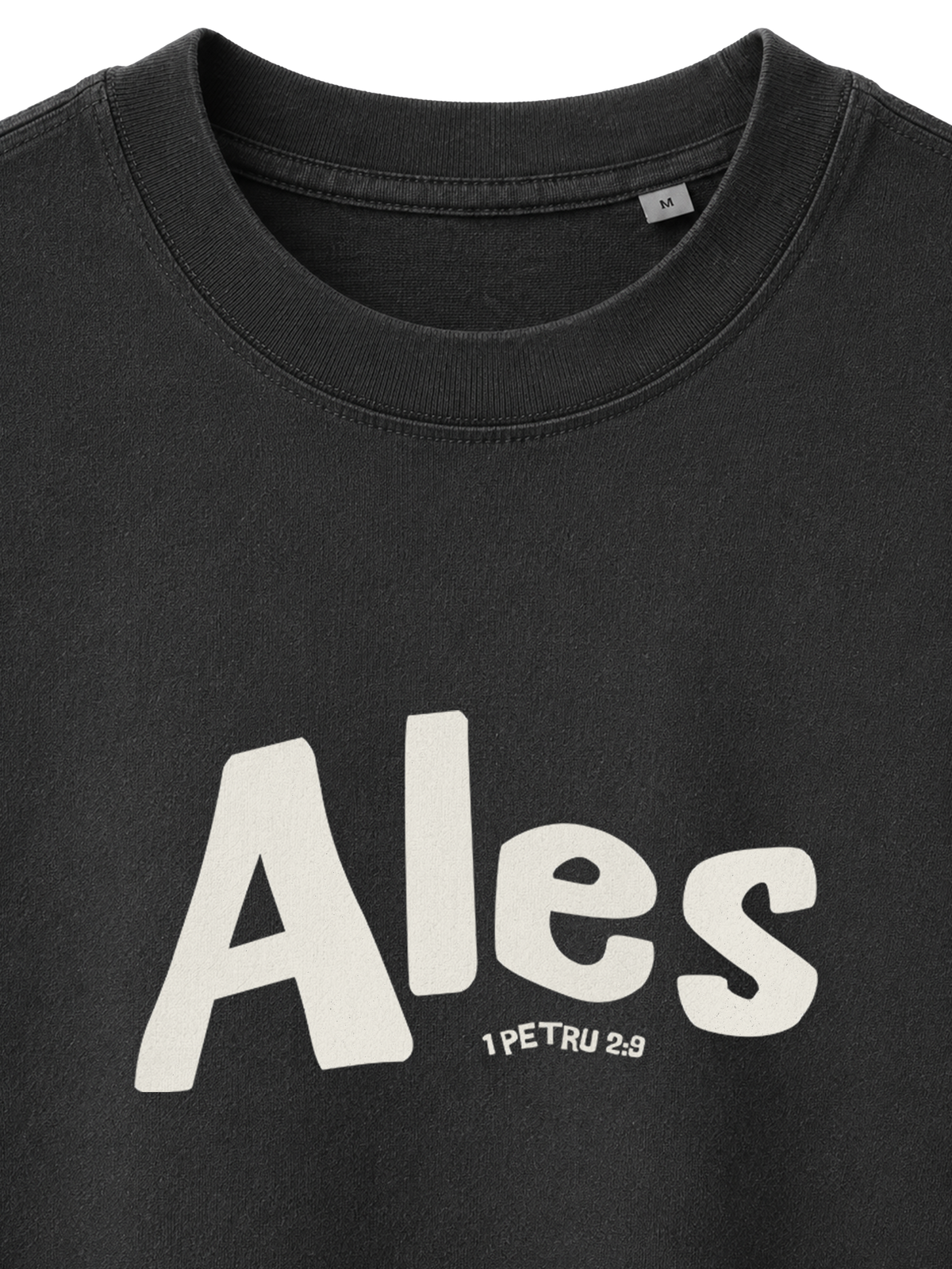 VINTAGE RELAXED FIT T-SHIRT ALES - black-rock-front-close-1.png - 2