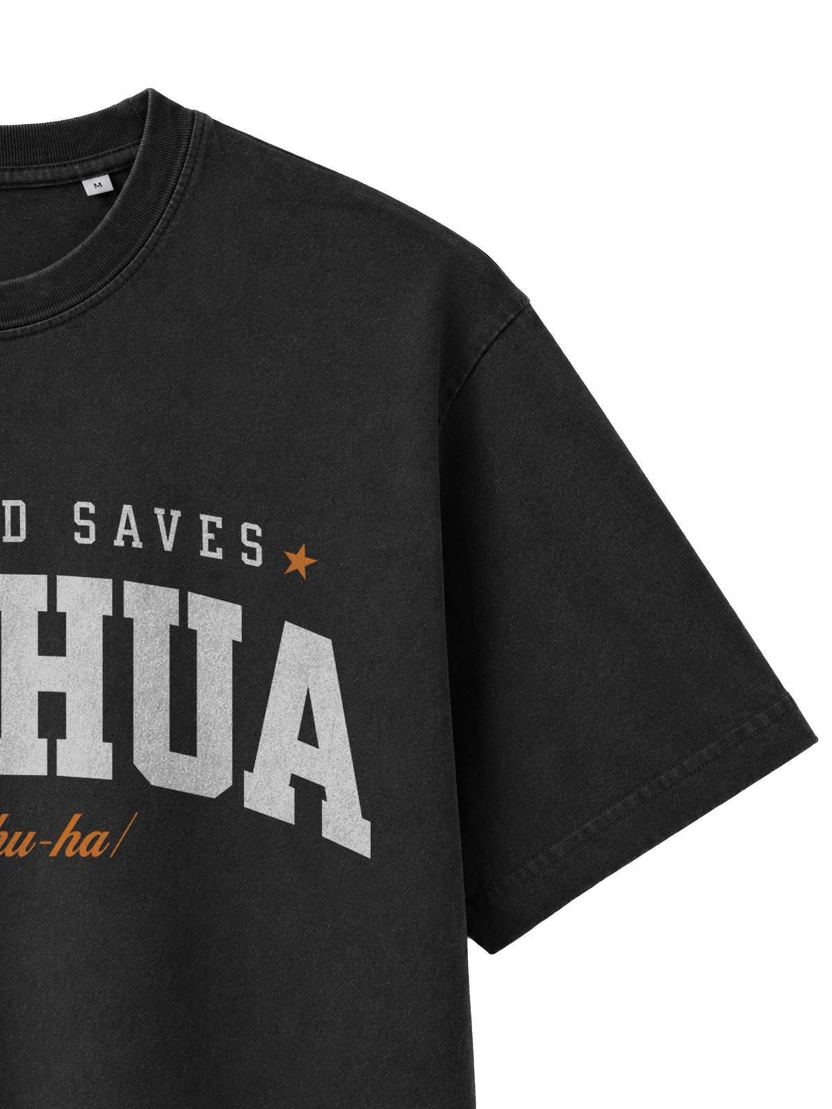 VINTAGE RELAXED FIT T-SHIRT YESHUA - black-rock-front-close-3.png - 7