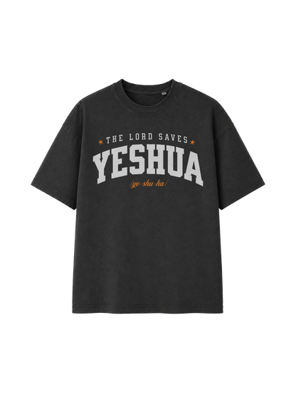 VINTAGE RELAXED FIT T-SHIRT YESHUA - black-rock-front.png - 5