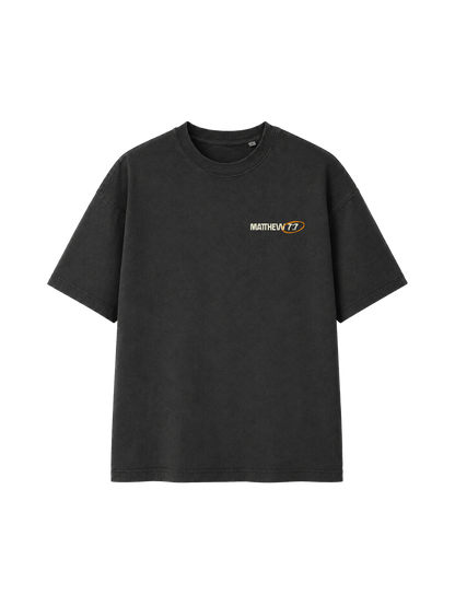 VINTAGE RELAXED FIT T-SHIRT ASK SEEK KNOCK - black-rock-front.png - 3