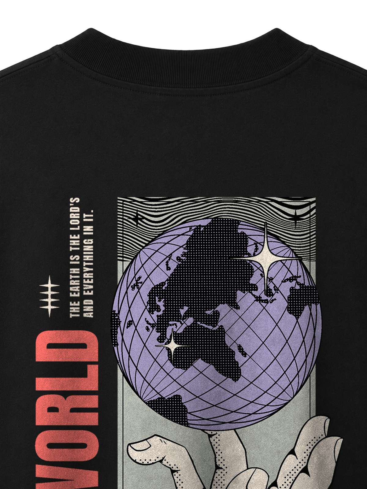 OVERSIZED T SHIRT HIS WORLD - blaster-black-back-close-1.png - 2