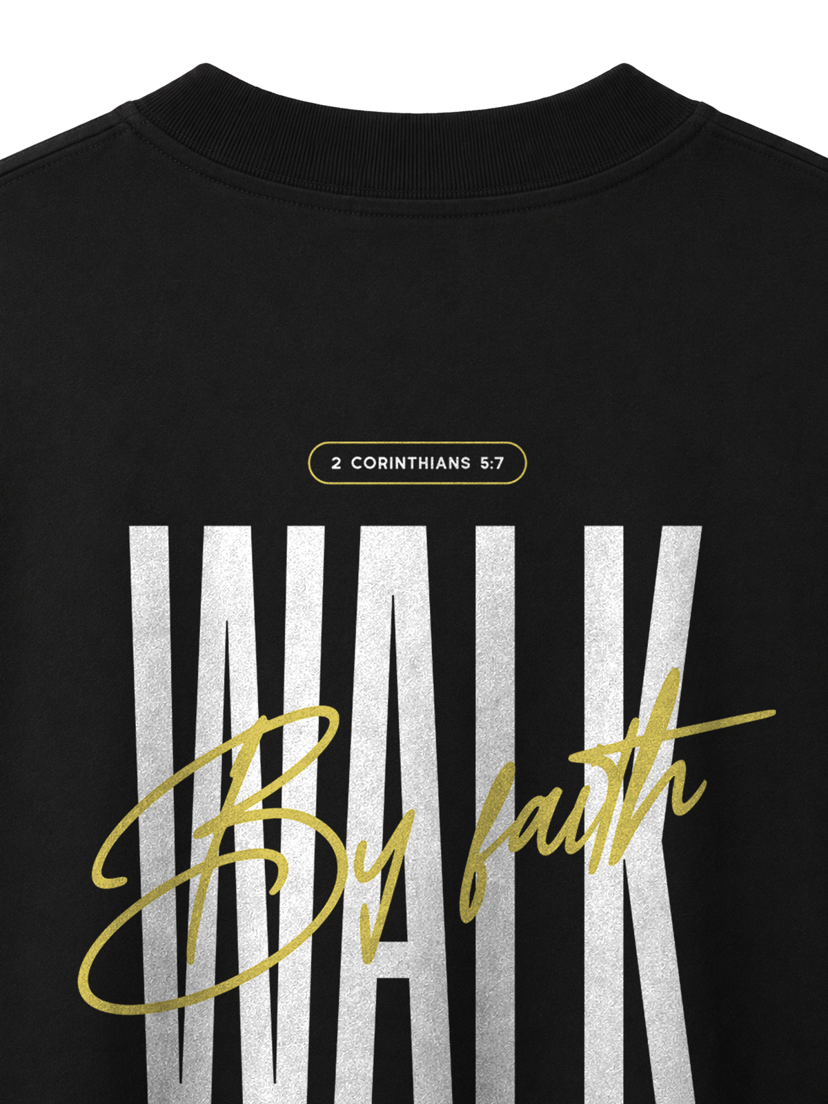 OVERSIZED T SHIRT WALK BY FAITH - blaster-black-back-close-1.png - 2