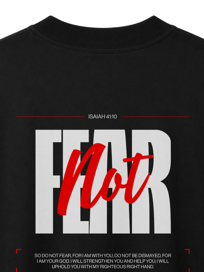 OVERSIZED T SHIRT FEAR NOT - blaster-black-back-close-1.png - 2