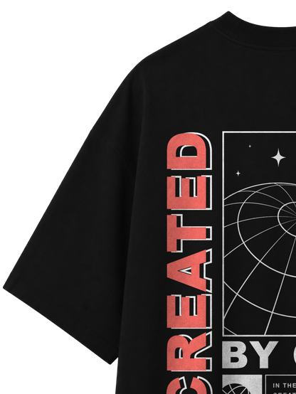 OVERSIZED T SHIRT CREATED BY GOD - blaster-black-back-close-2.png - 3