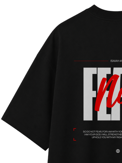 OVERSIZED T SHIRT FEAR NOT - blaster-black-back-close-2.png - 3
