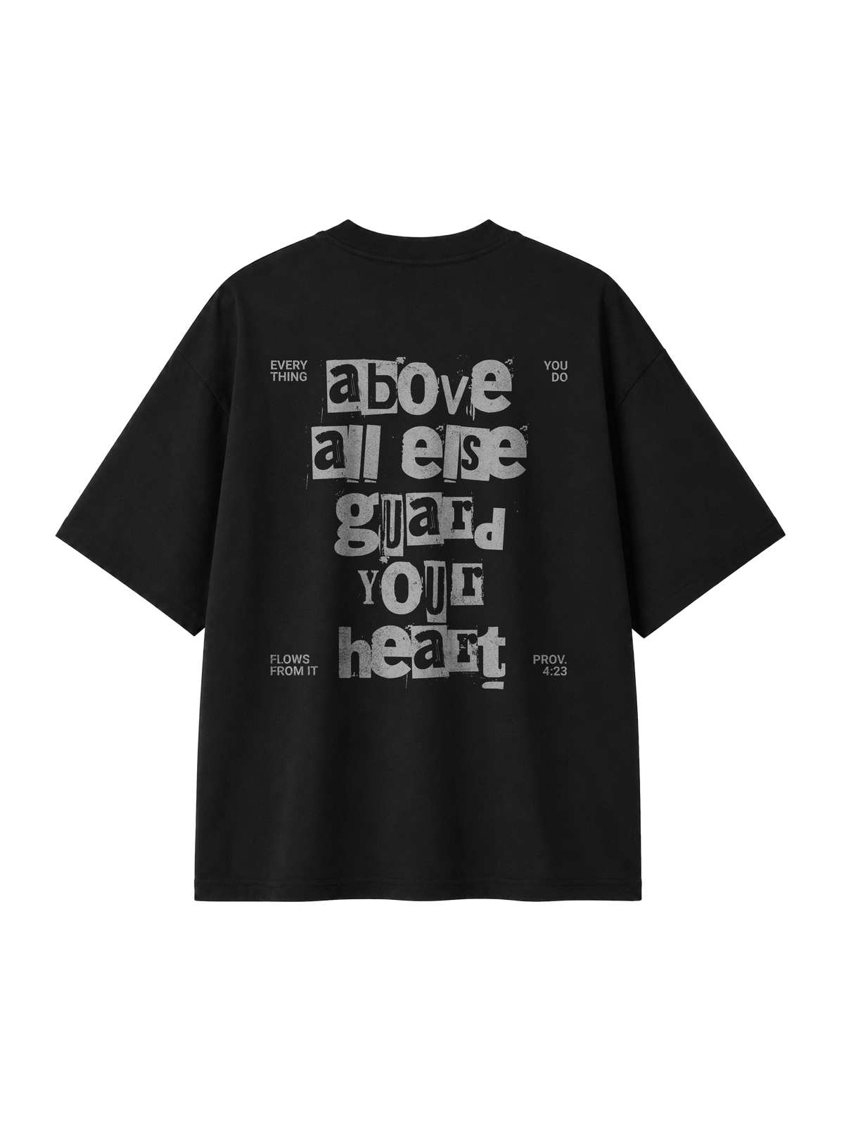 OVERSIZED T SHIRT GUARD YOUR HEART - blaster-black-back.png - 1