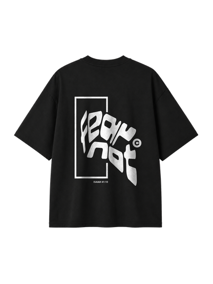 OVERSIZED T SHIRT FEAR NOT BOLD - blaster-black-back.png - 1