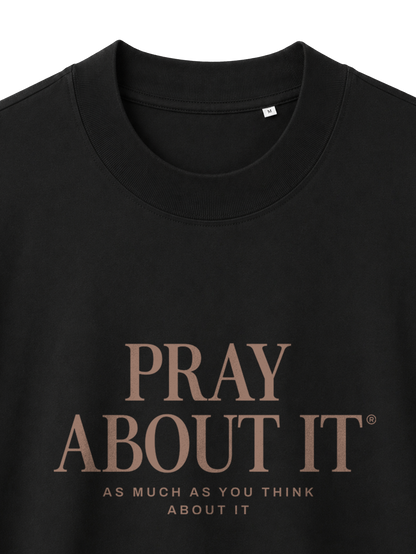 OVERSIZED T-SHIRT PRAY ABOUT IT - blaster-black-front-close-1.png - 5