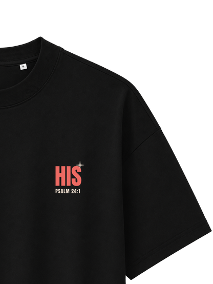 OVERSIZED T SHIRT HIS WORLD - blaster-black-front-close-3.png - 5