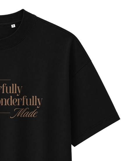 OVERSIZED T-SHIRT YOU ARE FEARFULLY AND WONDERFULLY MADE - blaster-black-front-close-3.png - 7