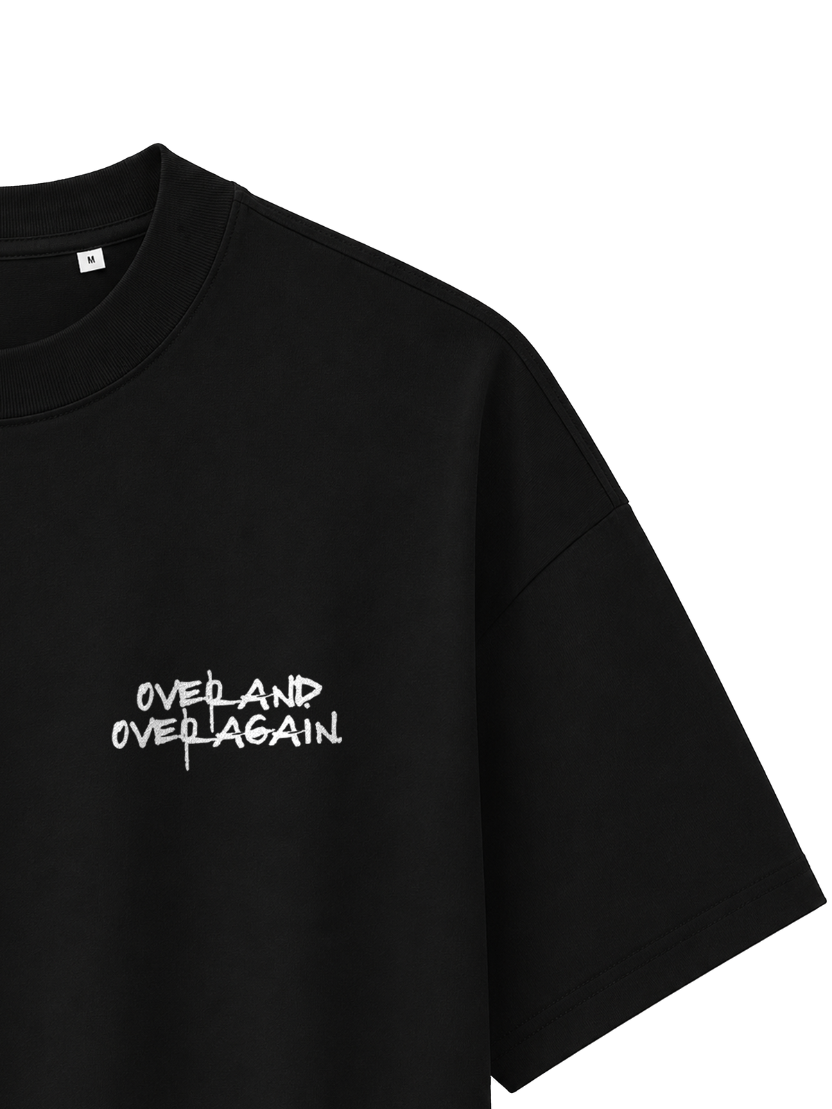 OVERSIZED T SHIRT GODS BEEN GOOD TO ME - blaster-black-front-close-3.png - 5