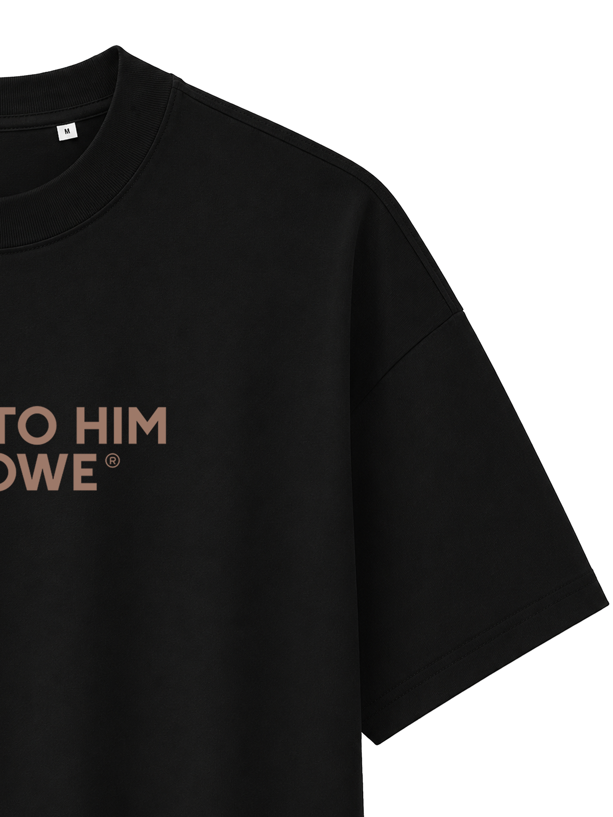 OVERSIZED T-SHIRT ALL TO HIM I OWE - blaster-black-front-close-3.png - 7