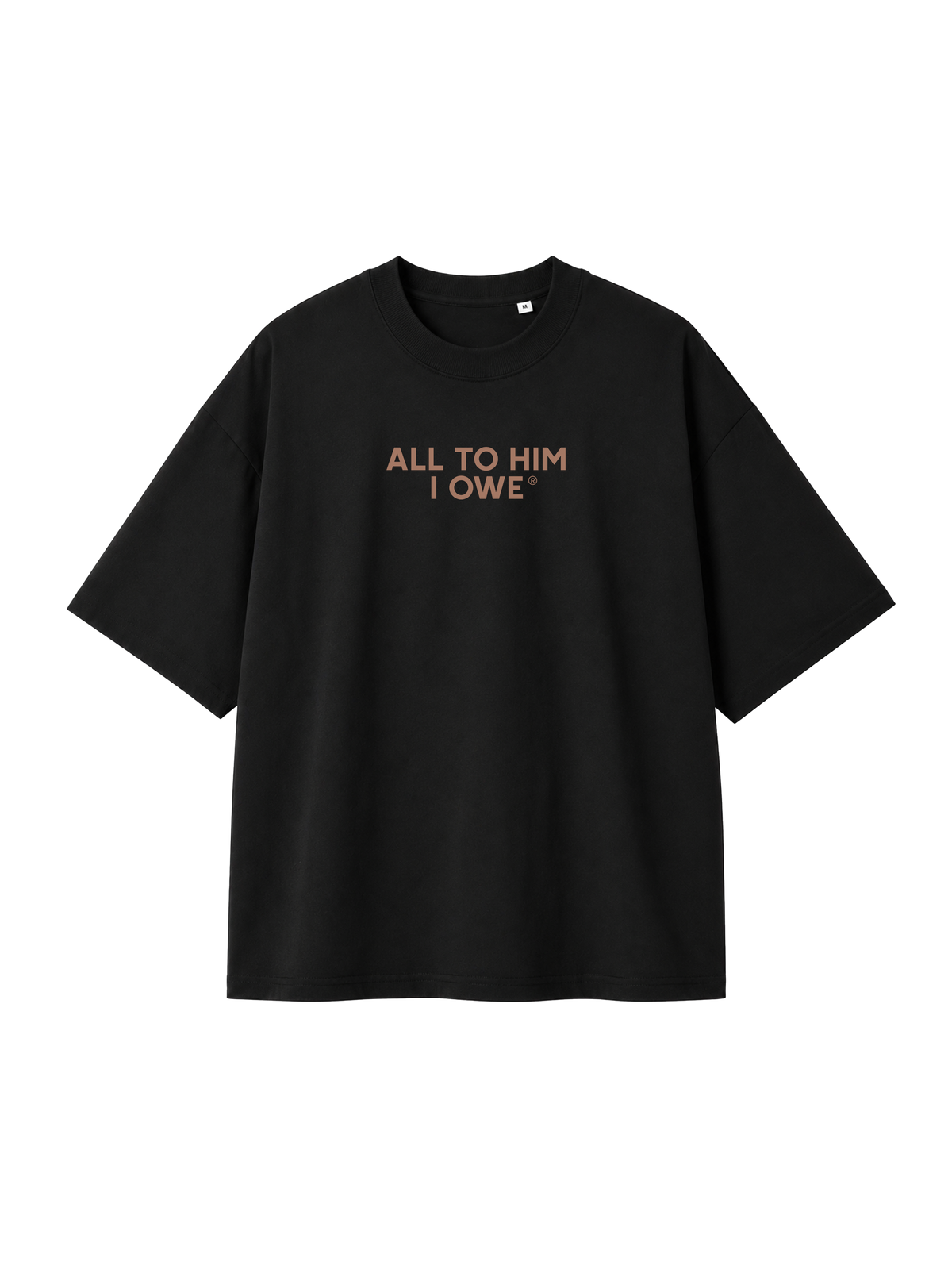OVERSIZED T-SHIRT ALL TO HIM I OWE - blaster-black-front.png - 5