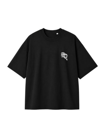 OVERSIZED T SHIRT FEAR NOT BOLD - blaster-black-front.png - 3