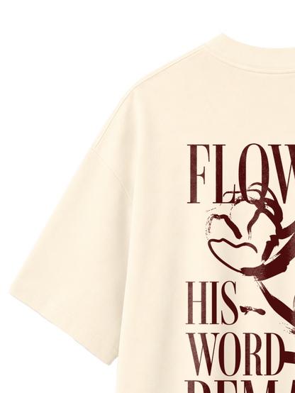 OVERSIZED T SHIRT HIS WORD REMAINS - blaster-cream-back-close-2.png - 7
