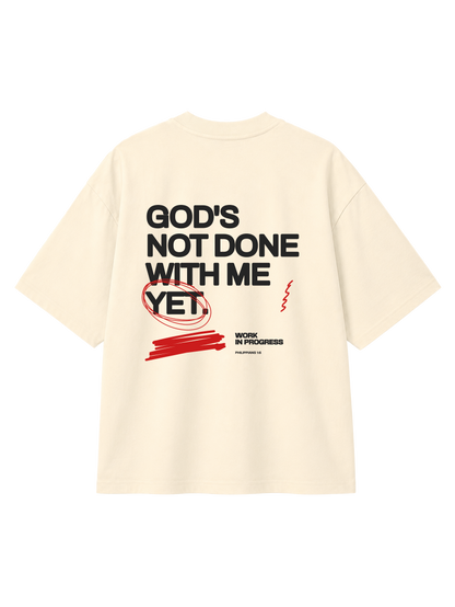 OVERSIZED T SHIRT GODS NOT DONE - blaster-cream-back.png - 6