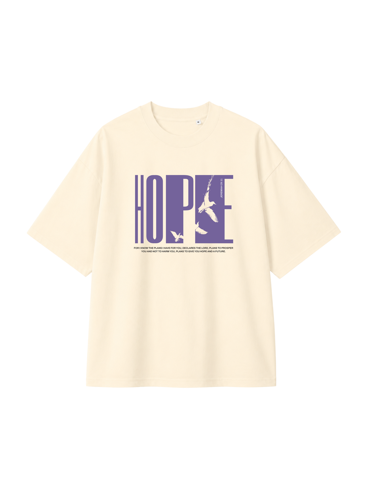 OVERSIZED T-SHIRT HOPE - blaster-cream-front.png - 5