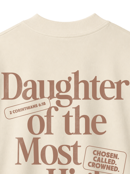 OVERSIZED T-SHIRT DAUGHTER OF THE MOST HIGH - blaster-natural-raw-back-close-1.png - 2