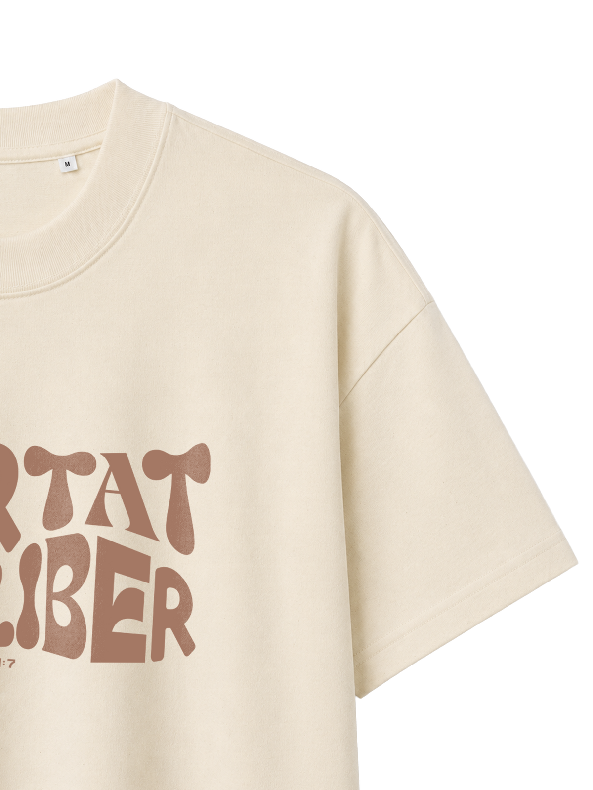 OVERSIZED T-SHIRT IERTAT SI LIBER - blaster-natural-raw-front-close-3.png - 7