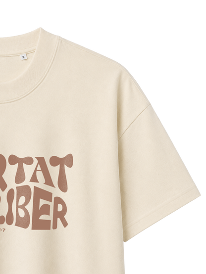 OVERSIZED T-SHIRT IERTAT SI LIBER - blaster-natural-raw-front-close-3.png - 7