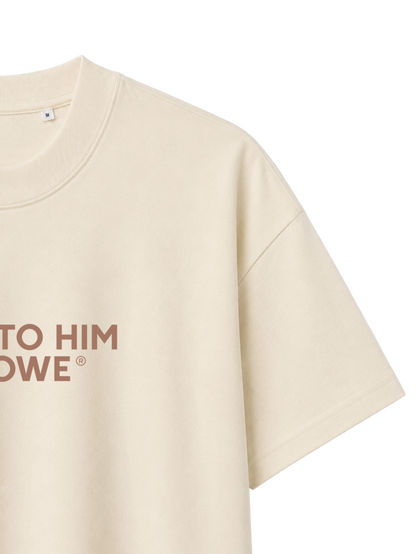 OVERSIZED T-SHIRT ALL TO HIM I OWE - blaster-natural-raw-front-close-3.png - 3