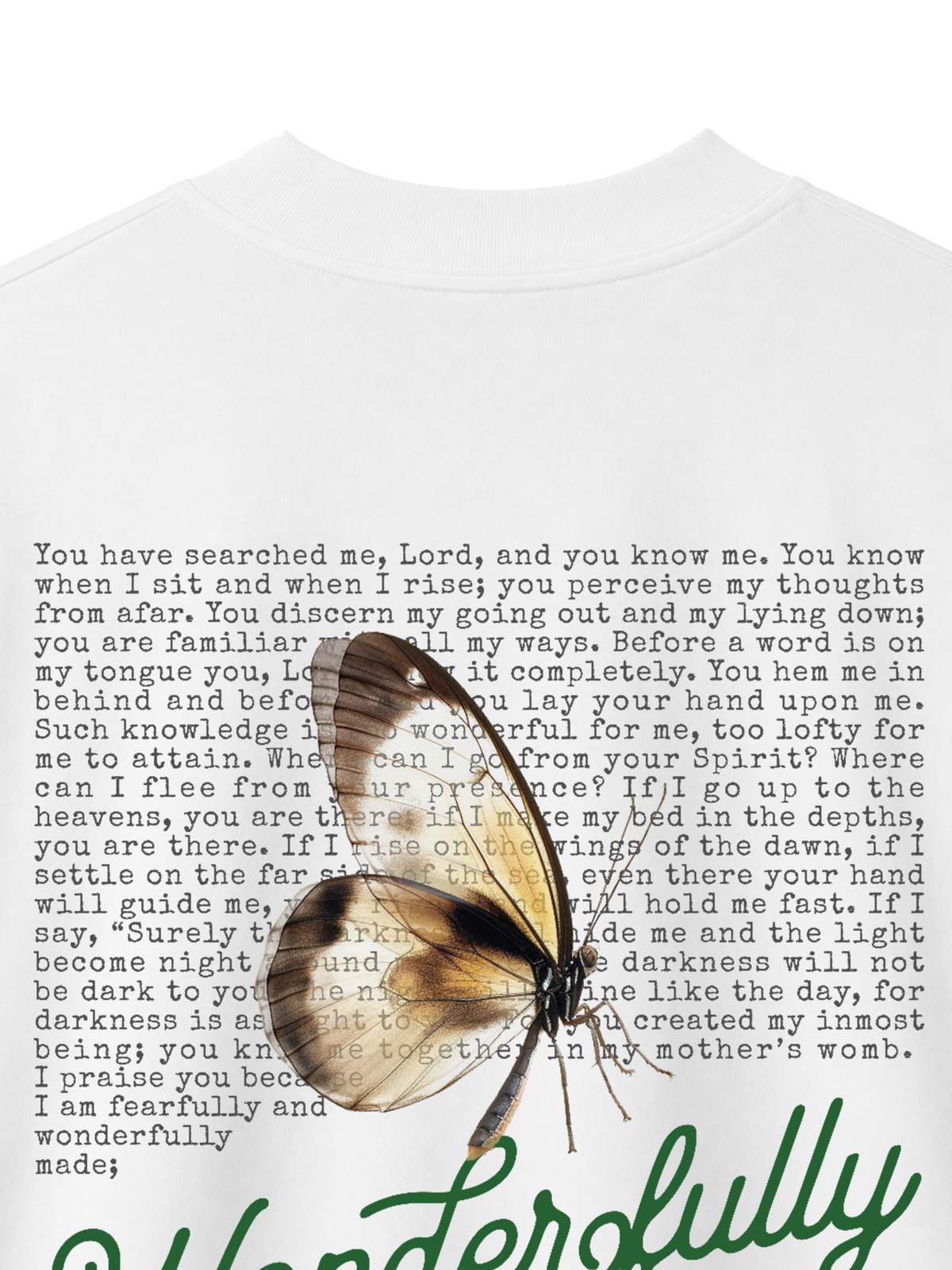 OVERSIZED T SHIRT WONDERFULLY MADE - blaster-white-back-close-1.png - 2