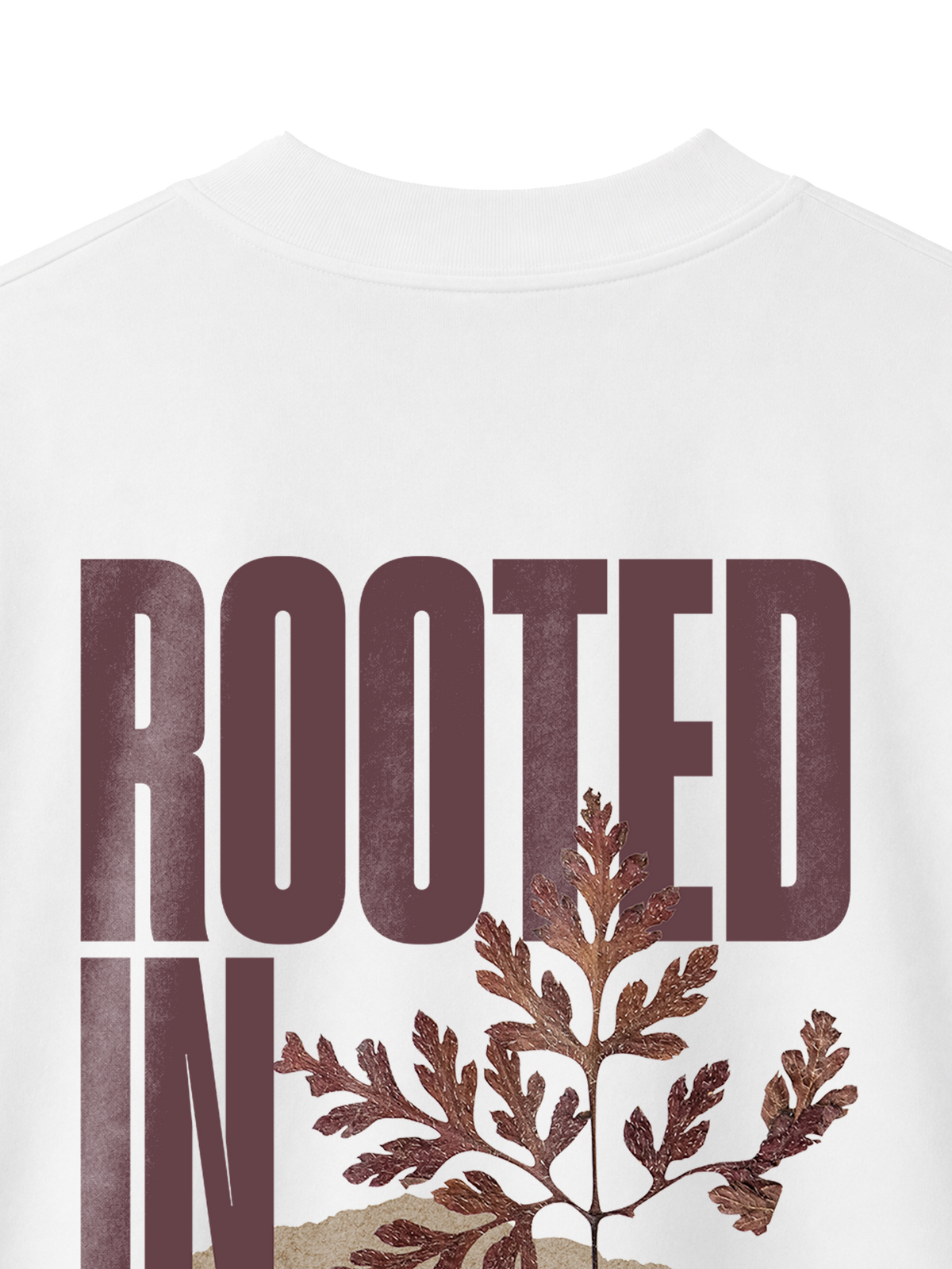 OVERSIZED T SHIRT ROOTED IN HIM - blaster-white-back-close-1.png - 2