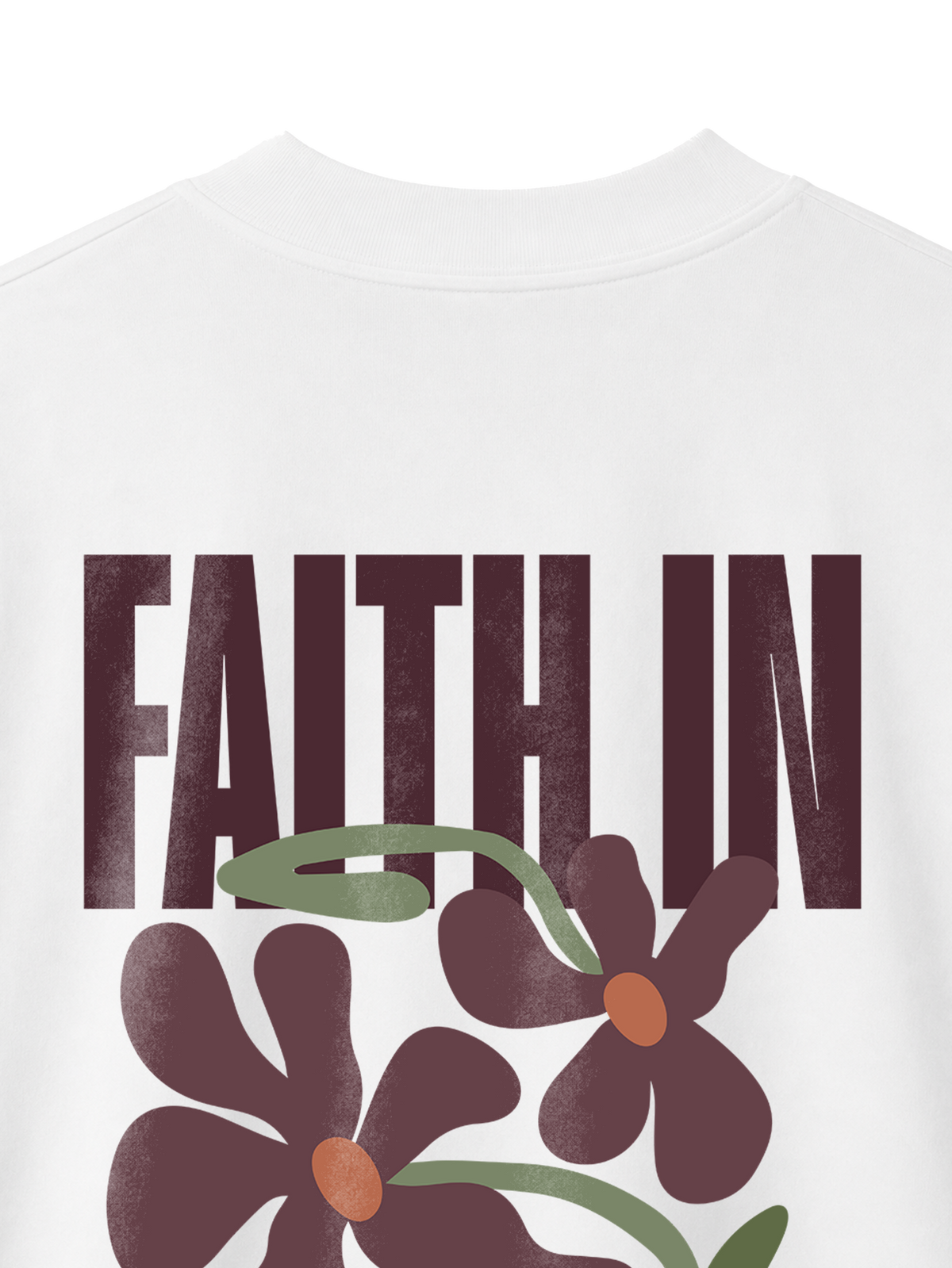 OVERSIZED T SHIRT FAITH IN FULL BLOOM - blaster-white-back-close-1.png - 2