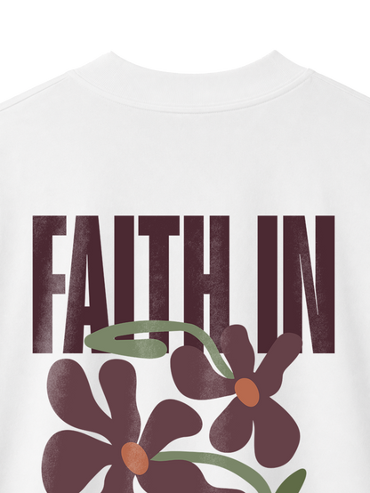 OVERSIZED T SHIRT FAITH IN FULL BLOOM - blaster-white-back-close-1.png - 2