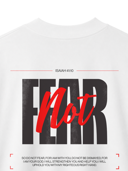 OVERSIZED T SHIRT FEAR NOT - blaster-white-back-close-1.png - 6