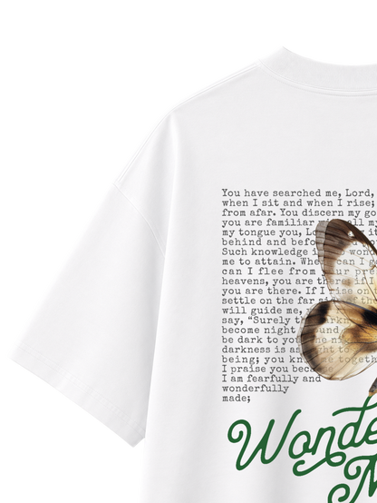 OVERSIZED T SHIRT WONDERFULLY MADE - blaster-white-back-close-2.png - 3