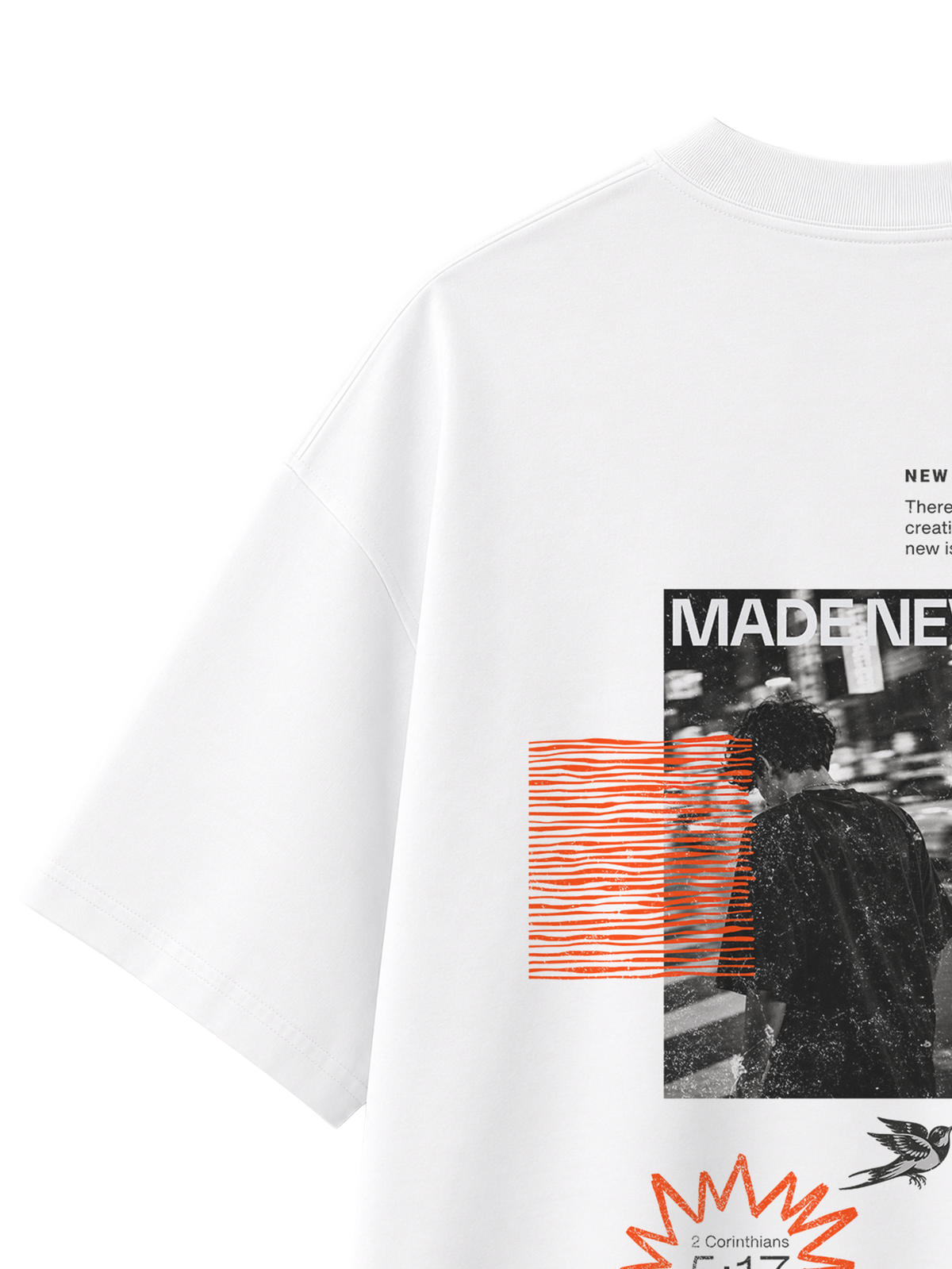 OVERSIZED T SHIRT NEW CREATION - blaster-white-back-close-2.png - 3