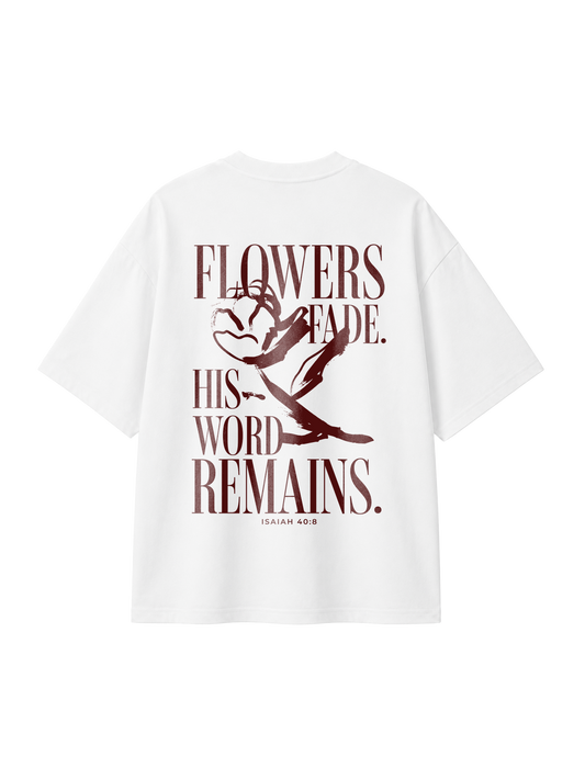 OVERSIZED T SHIRT HIS WORD REMAINS - blaster-white-back.png - 1
