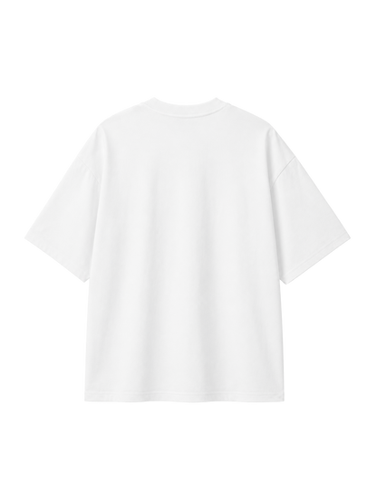 OVERSIZED T-SHIRT TRUTH WILL SET YOU FREE - blaster-white-back.png - 4