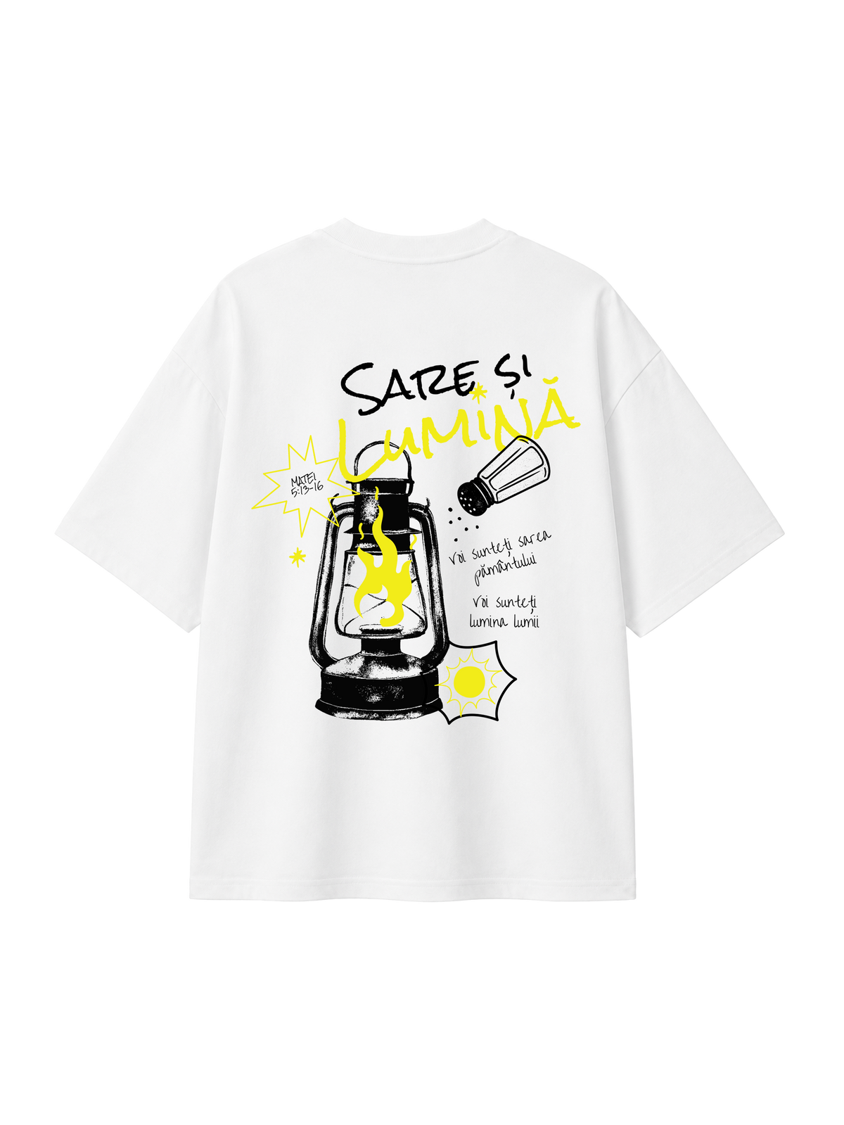 OVERSIZED T-SHIRT SARE SI LUMINA - blaster-white-back.png - 1