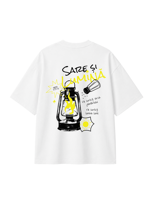 OVERSIZED T-SHIRT SARE SI LUMINA - blaster-white-back.png - 1