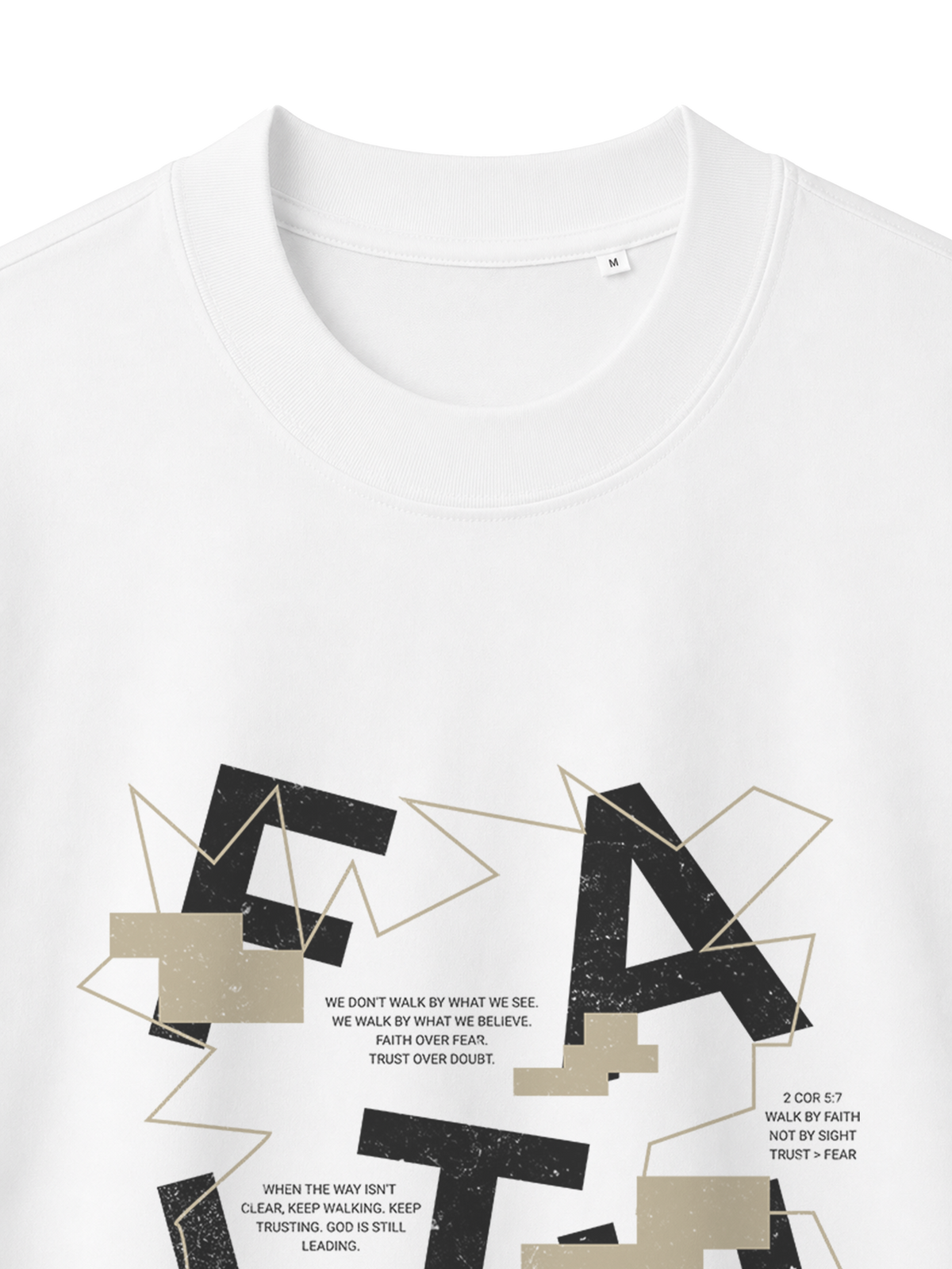 OVERSIZED T SHIRT FAITH - blaster-white-front-close-1.png - 2