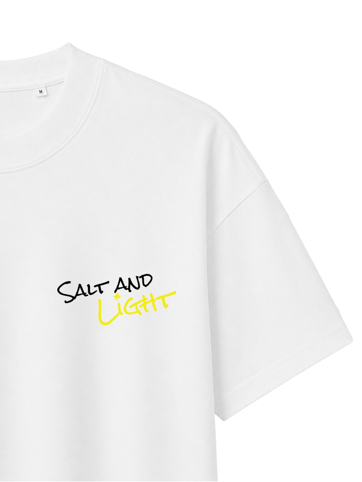 OVERSIZED T-SHIRT SALT AND LIGHT - blaster-white-front-close-3.png - 5