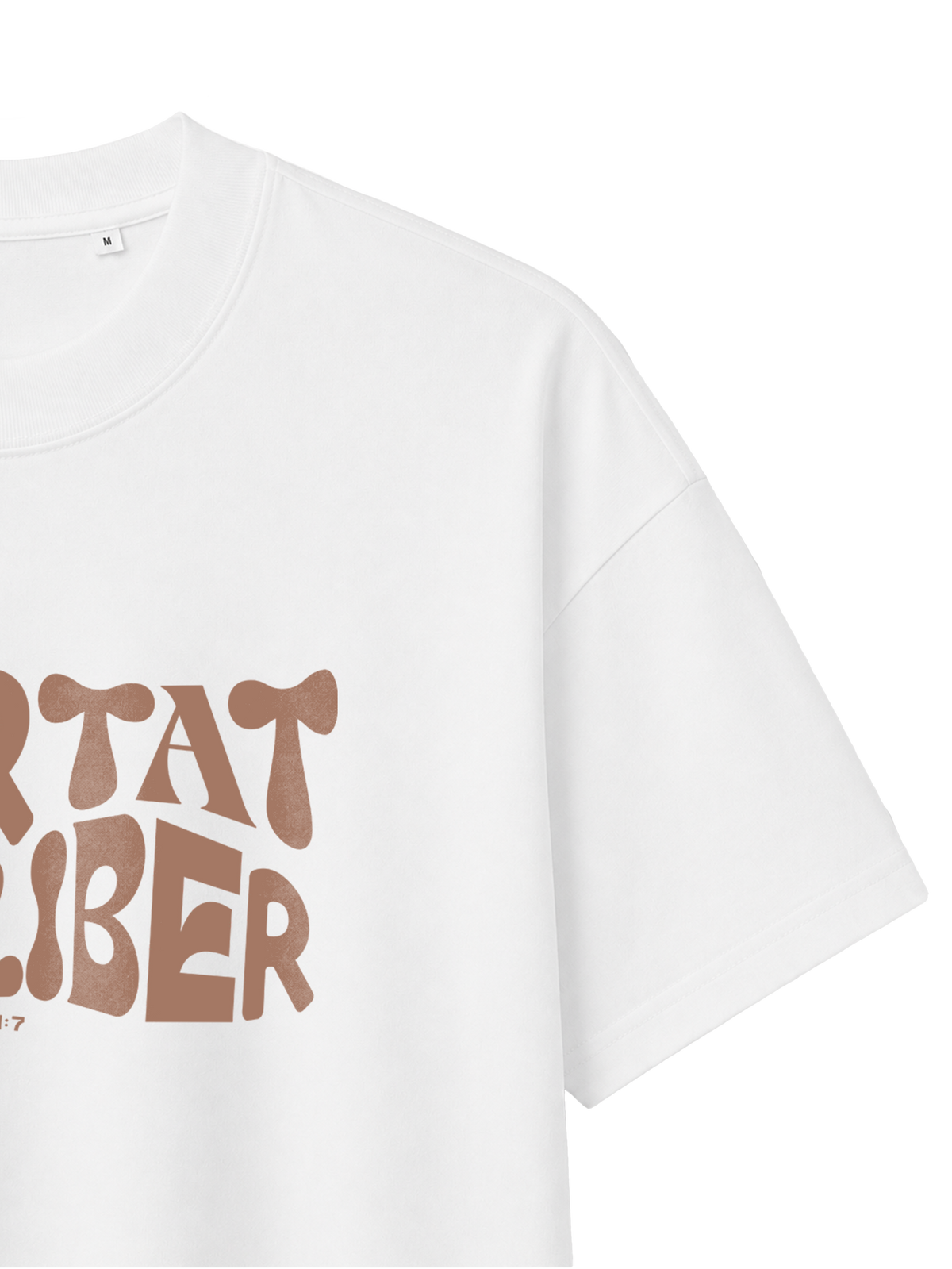 OVERSIZED T-SHIRT IERTAT SI LIBER - blaster-white-front-close-3.png - 3