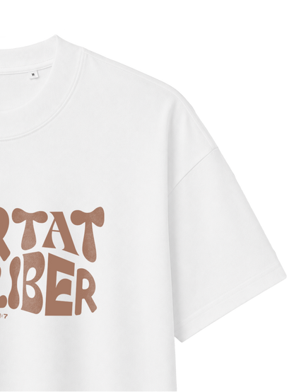 OVERSIZED T-SHIRT IERTAT SI LIBER - blaster-white-front-close-3.png - 3