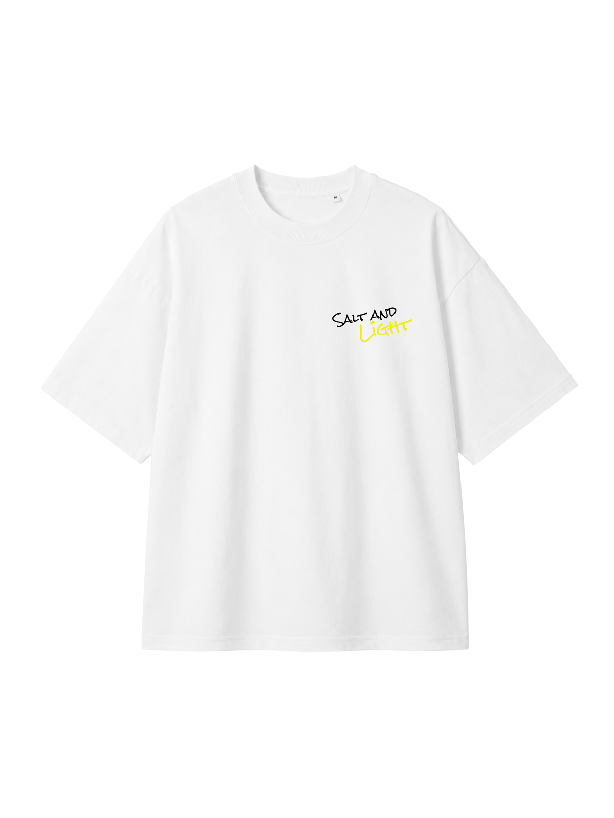 OVERSIZED T-SHIRT SALT AND LIGHT - blaster-white-front.png - 4